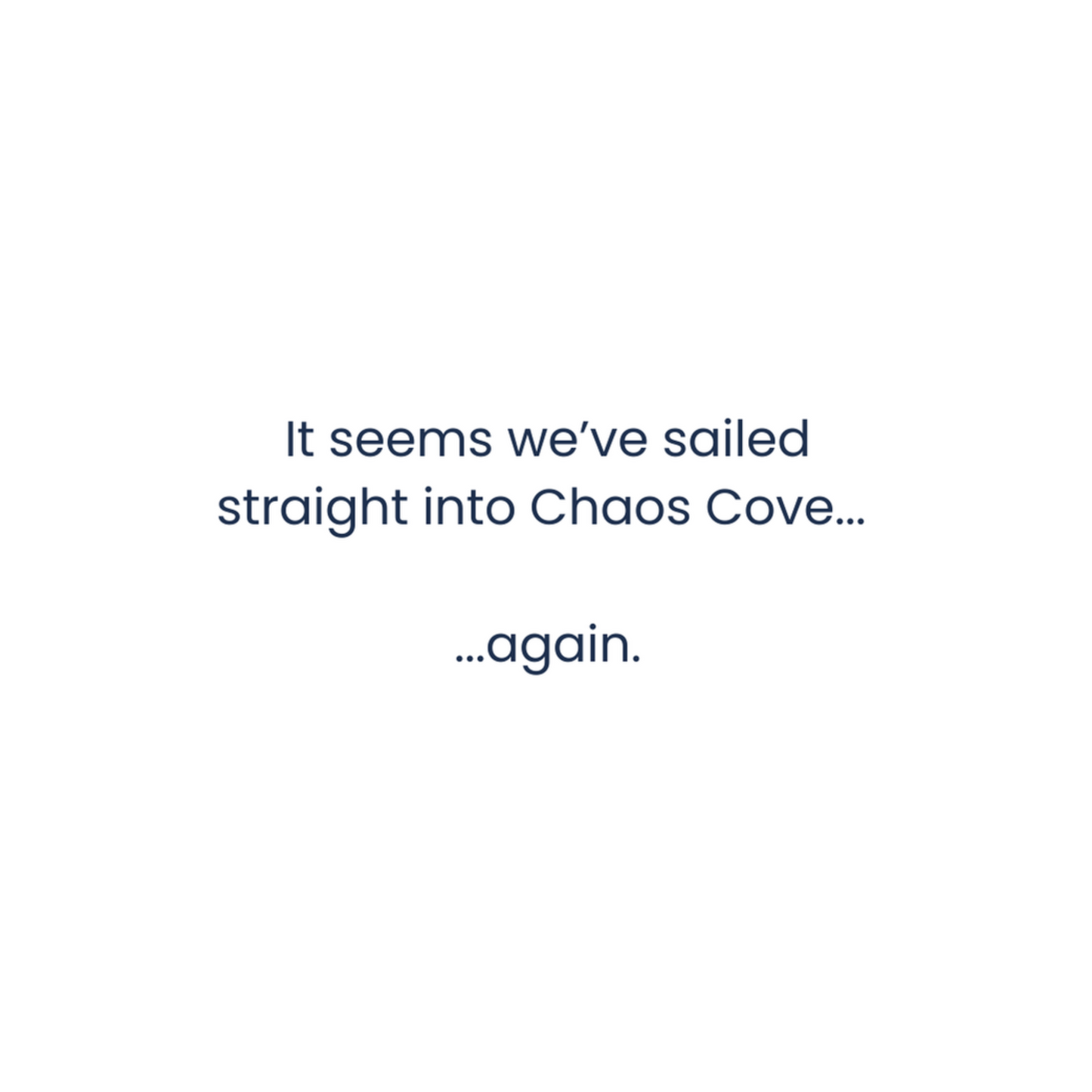 Chaos Cove 5x7 Greeting Card