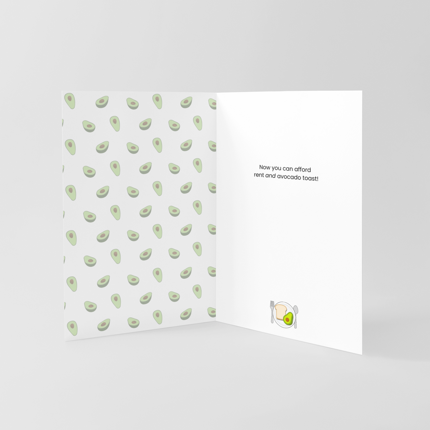 Avocado Dreams 5x7 Greeting Card