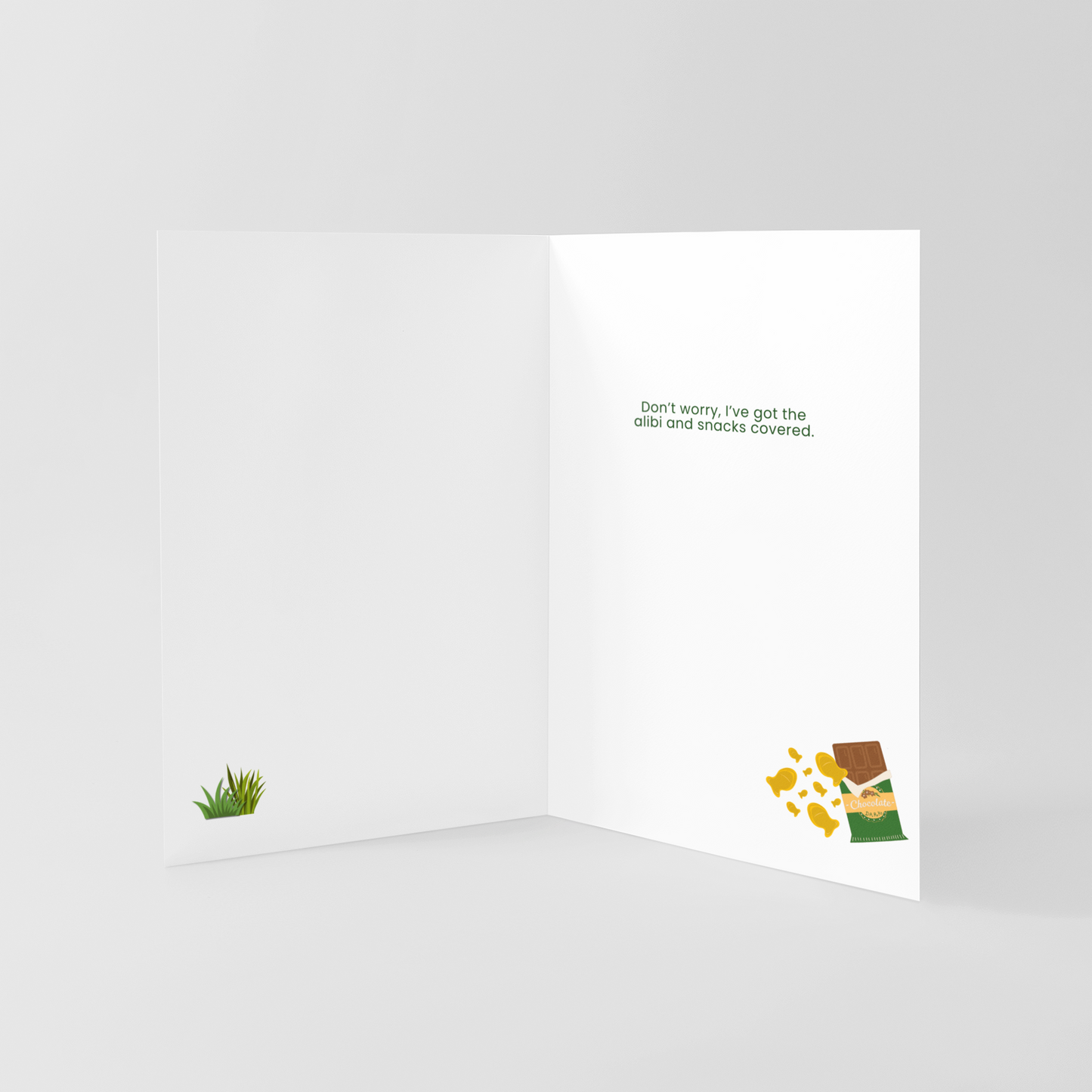 Blink Twice 5x7 Greeting Card