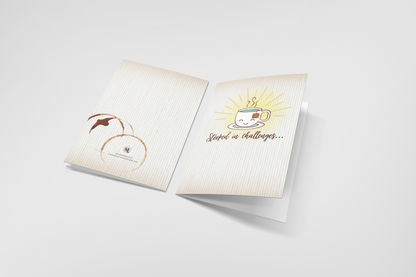 Brewed for Success 5x7 Greeting Card
