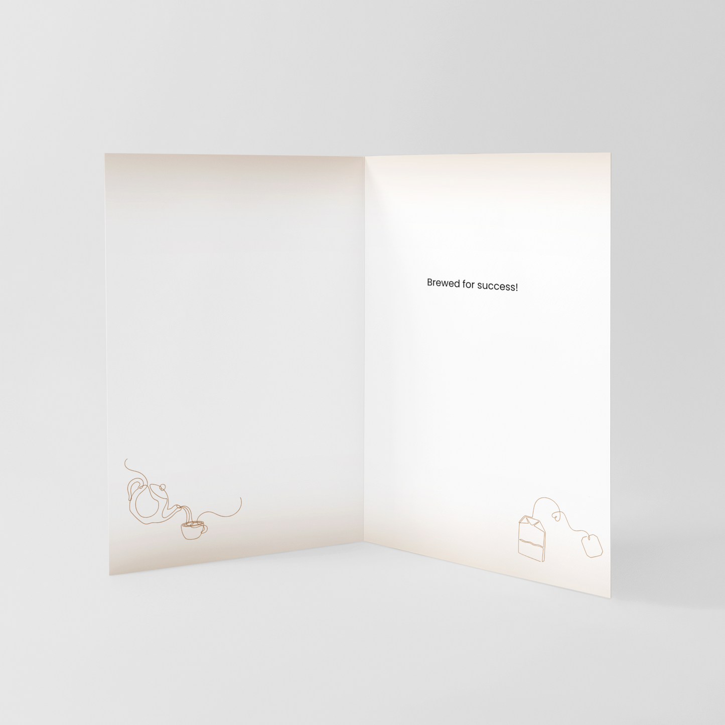 Brewed for Success 5x7 Greeting Card